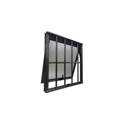 Imagem de Vitro Maxim Ar Com Grade Alumínio Preto 40x60 Linha 25 Brecorimo