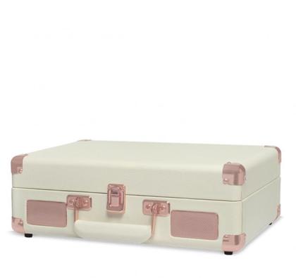 Imagem de Vitrola Toca Discos Retrô Raveo Sonetto Rose Gold USB Bluet