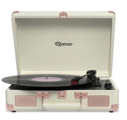 Imagem de Vitrola Toca Discos Retrô Raveo Sonetto Rose Gold USB Bluet