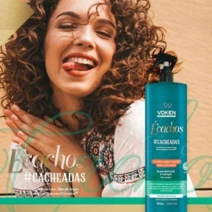 Imagem de Voken Écachos Hydro Umectante Spray Ativador de Cachos Anti-Frizz 500ml