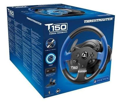 Imagem de Volante C/ Pedais Thrustmaster T150 Force Feedback Ps4 PS3 PC