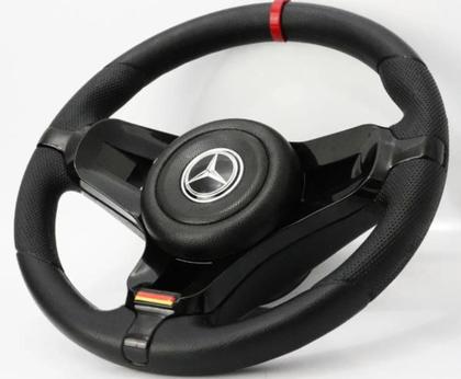 Imagem de Volante Caminhão Mercedes-Benz Preto 37cm Mb 1113