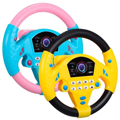 Imagem de Volante Com Som E Rotação 360 Brinquedo Pedagógico Com Buzina E Sirenes Diversas