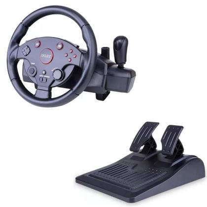 Imagem de Volante e Pedal Force Driving T6 Dazz Ps4 Ps5 Xbox Pc