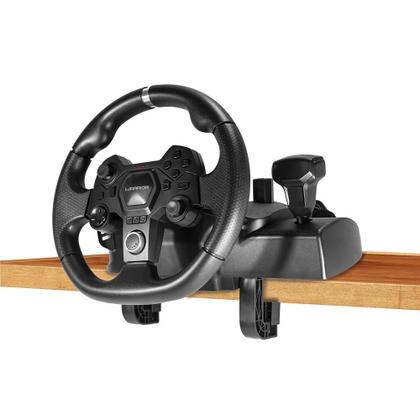 Imagem de Volante e Pedal Gamer Artaxes Warrior JS090 Force Feedback
