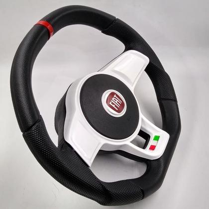 Imagem de Volante Esportivo Fiat Itália P/ Palio 1996 97 98 99 2000 A 2013 + Cubo