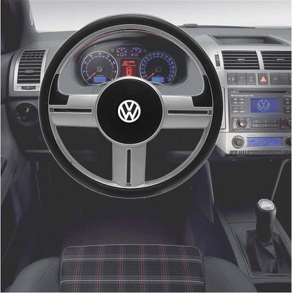 Imagem de Volante Esportivo Fusca 59 Até 76 Brasília 73 Até 76 Variante 70 Até 76 Rallye Super Surf + Cubo Vw