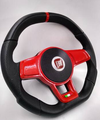Imagem de Volante Esportivo Para Fiat Stilo 2002 03 04 05 06 07 À 2010 Com Cubo