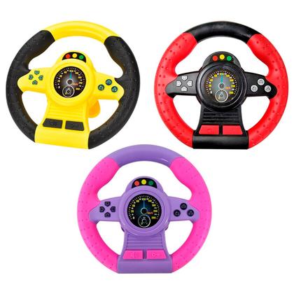 Imagem de Volante Giro 360 Brinquedo Som Música Com Ventosa Dm Toys