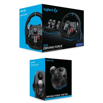 Volante Logitech G29 Combo com Câmbio para Pc e console Completo