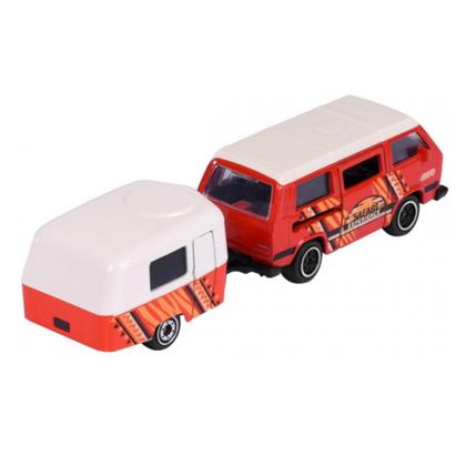 Imagem de Volkswagen T3 com Reboque - Camping - Majorette - 1/64