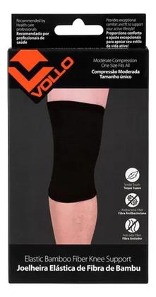 Imagem de Vollo vr5103 joelheira elastica de fibra de bambu