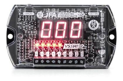 Imagem de Voltímetro Digital JFA VS5HI Alta e Baixa Voltagem com Sequenciador de Comando