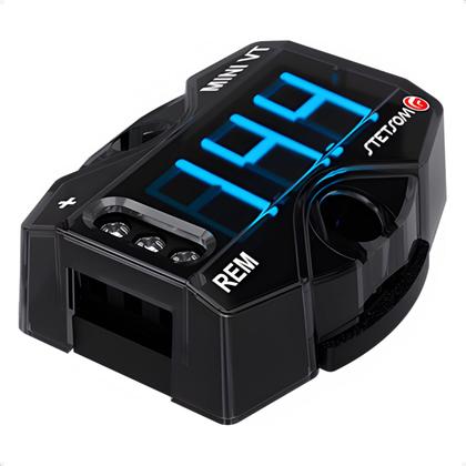 Imagem de Vomtímetro Stetsom Mini VT Digital Medidor de Bateria 7V a 30V Automotivo Led Azul Compacto