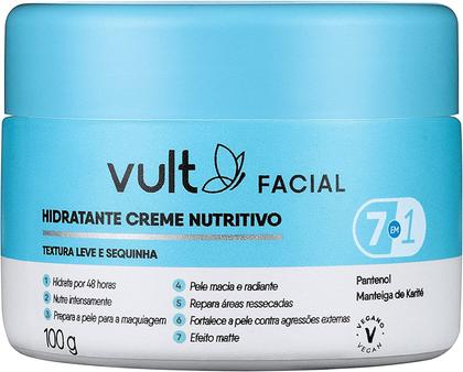 Imagem de Vult creme hidratante facial nutritivo 7 em 1 azul 100g