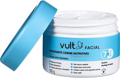 Imagem de Vult creme hidratante facial nutritivo 7 em 1 azul 100g