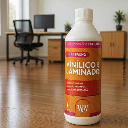 Imagem de W&w Cera Resistente De Laminados E Vinílicos Brilhante 1l
