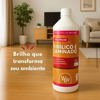 Imagem de W&w Cera Resistente De Laminados E Vinílicos Brilhante 1l