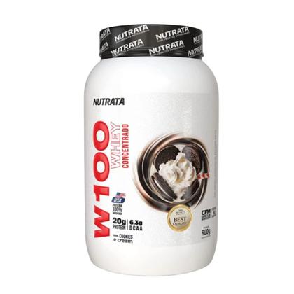 Imagem de W100 Whey Concentrado Cookies e Cream - Nutrata