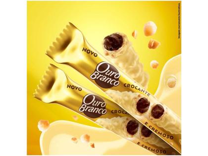 Imagem de Wafer Recheado Chocolate Branco Stick Lacta 25g - 15 Unidades
