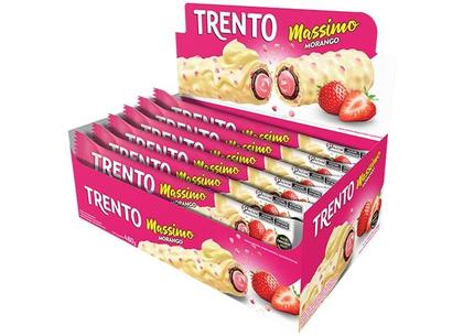 Imagem de Wafer Trento Massimo Morango C/16 Peccin