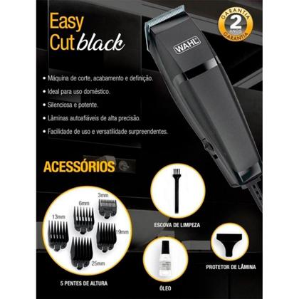 Imagem de Wahl Easycut Máquina De Cortar Cabelo Com 5 Pentes De Corte Easy Cut 220v