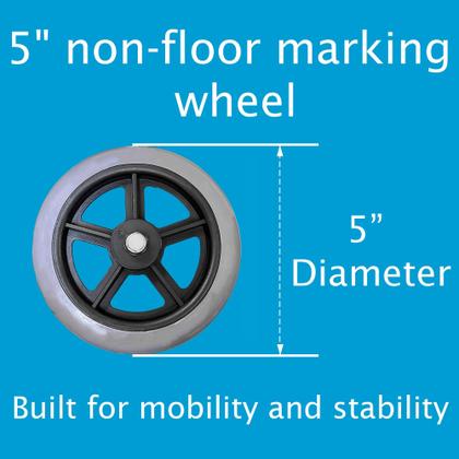 Imagem de Walker Carex dobrável para idosos com rodas de altura ajustável