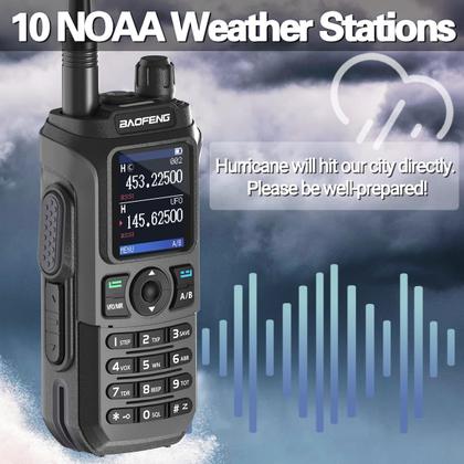 Imagem de Walkie Talkie BAOFENG UV-21R, recarregável de longo alcance, pacote com 2 unidades