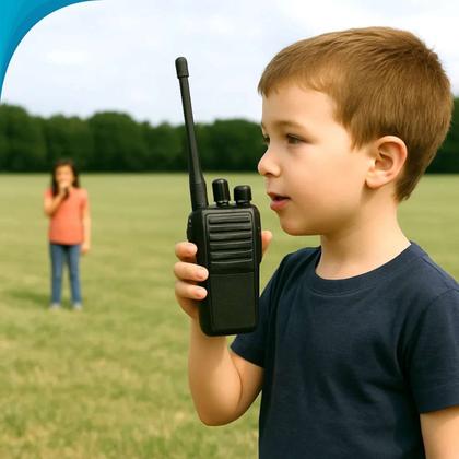 Imagem de Walkie Talkie Duplo Comunicação Crianças Pronta Entrega