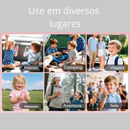 Imagem de Walkie Talkie Infantil Chamada De Vídeo Recarregável 300m
