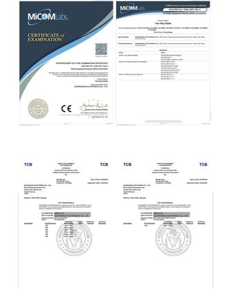 Imagem de Walkie-Talkie QUANSHENG UVK5 (99) AM/FM/DTMF 200CH com azul NOAA