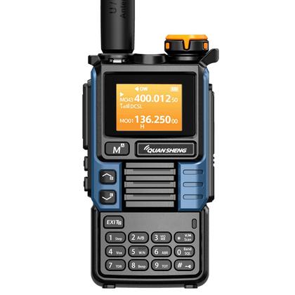 Imagem de Walkie-Talkie QUANSHENG UVK5 (99) AM/FM/DTMF 200CH com azul NOAA