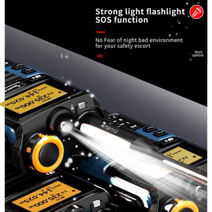 Imagem de Walkie-Talkie QUANSHENG UVK5 (99) AM/FM/DTMF 200CH com azul NOAA