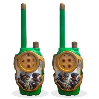 Imagem de Walkie Talkie Radio Comunicador Infantil Brinquedo Telefone sem Fio Brincadeira de Criança