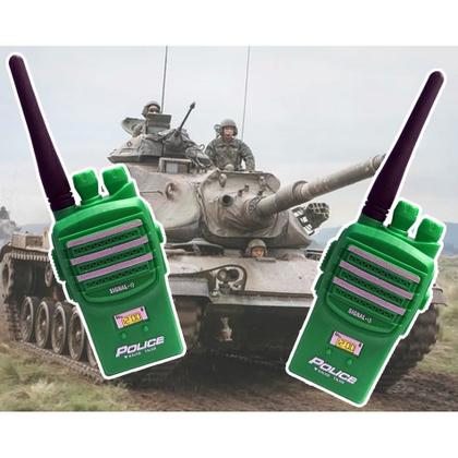 Imagem de Walkie Talkie Radio Comunicador Infantil Brinquedo Telefone sem Fio Brincadeira de Criança