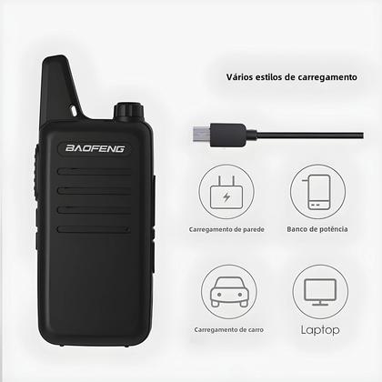 Imagem de Walkie Talkies Infantis Baofeng VT-C2 - 2 Unidades, 2 Watts, para Caminhadas