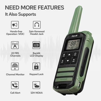 Imagem de Walkie Talkies Joycall JF-22 Recarregável de Longo Alcance para Adultos