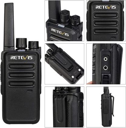 Imagem de Walkie Talkies Retevis RT68 de longo alcance 1200mAh, pacote com 4
