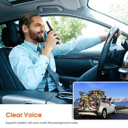 Imagem de Walkie Talkies Topsung M880 de longo alcance para adultos com LCD