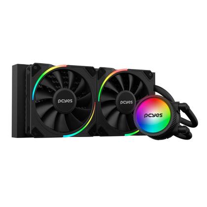 Imagem de Walter Cooler FAN Profissional Pcyes Sangue Frio 3 ARGB 240mm Black Vulcan, TDP 250W, Radiador Cobre, Fans 18-35dB, RGB, Alta Compatibilidade