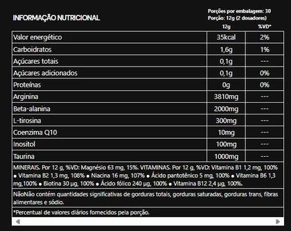 Imagem de Warzone night battle sabor green bomb 360g under labz