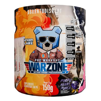 Imagem de Warzone Pré Treino Under Labz Pump Matrix Arginina Beta 150g