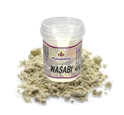 Imagem de Wasabi Em Pó Raiz Forte Pote Mundialho 45g