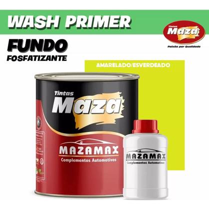 Imagem de Wash Primer Fundo Fosfat Promotor Aderencia 900ml + Rolo