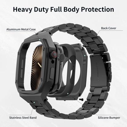 Imagem de Watch Case + Band DGYSG Luxury Alumnium para Apple S10 46 mm