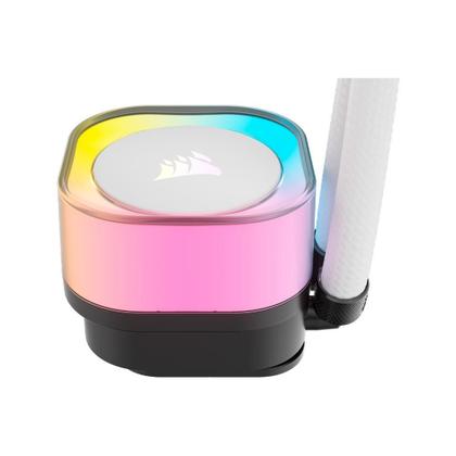 Imagem de Water Cooler Corsair Icue LINK H100I RGB White Aio 240MM P/ INTEL/AMD RGB Branco - CW-9061005-WW