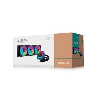 Imagem de Water Cooler DeepCool LE360 V2 ARGB 360mm AMD Intel Preto