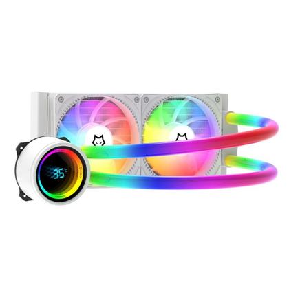 Imagem de Water Cooler Husky Icy Comet, Iluminação ARGB, 240mm, AMD e Intel, Branco - HWT650BR