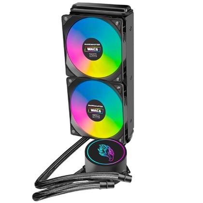Imagem de Water Cooler K-Mex WAC6, Multicolor, 240mm, Intel e AMD, Preto
