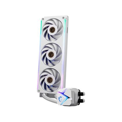 Imagem de Water Cooler MSI MAG Coreliquid C360 V2 WT, ARGB, 360mm, Intel e AMD, Branco - CLC360V2WT